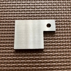 バイク自賠責ステッカープレート　ステンレス製5mm極厚