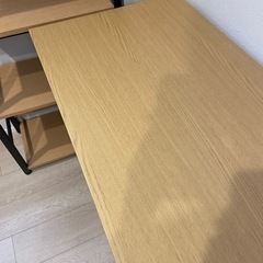デスク　本棚　セット　ニトリ　美品の画像