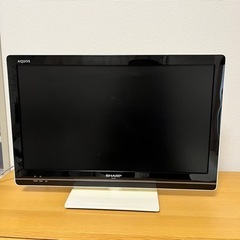 (手渡し)SHARP AQUOS  LC-24K5-W 24イン...