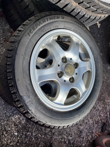 自称、バリ山スタッドレス、アルミ軽自動車サイズ