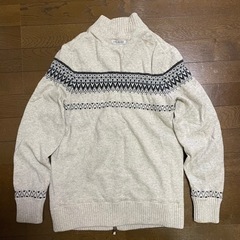 【美品】23区SPORT ウール フルジップニット ハイネック カーディガン ブルゾンの画像