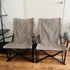 キャンピングムーン　折りたたみローチェア2脚セット