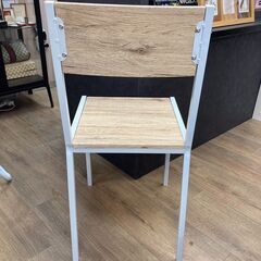【REGASTOCK 江東店】 フレンチカントリーチェア　ダイニングチェア　木目　ウッド　ブラウン×ホワイト　①の画像
