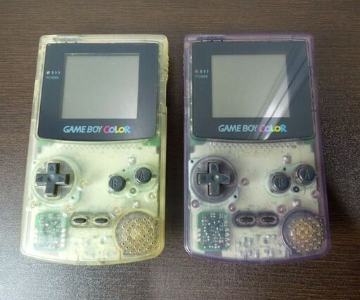 任天堂 ゲームボーイ3台 ジャンク品セット GAME BOY＆ GAME BOY COLOR スケルトン2台 レターパック可 札幌市 