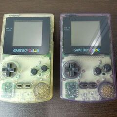 任天堂 ゲームボーイ3台 ジャンク品セット GAME BOY＆ GAME BOY COLOR スケルトン2台 レターパック可 札幌市 新道東店の画像
