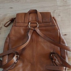 COACH リュック キャメルの画像