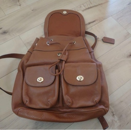 COACH リュック キャメル