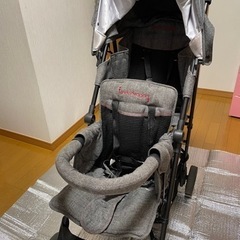 キンダーワゴン2人乗りベビーカー