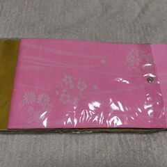【新品未使用】浴衣帯２本 黄紫/ピンク
