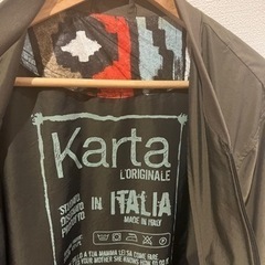 KARTA カルタ　MA-1 ブルゾン　中古品の画像