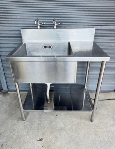 A 一槽シンク 流し台 ステンレス流し キッチン 洗い場 業務用 台所