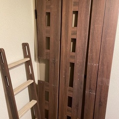 二段ベッド　マットレス付きの画像