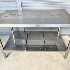 4 業務用 作業台 棚板付き 店舗用 厨房用品