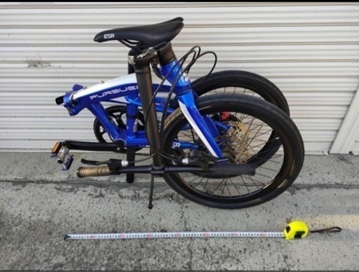 ESR PURSUER 折りたたみ自転車 ミニベロ ブルー＆ホワイト 【公式通販】