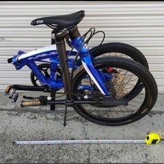 PURSUER 折りたたみ自転車 青 折り畳み自転車ESR「PURSUER Disc」と「PURSUER LC」の違いを