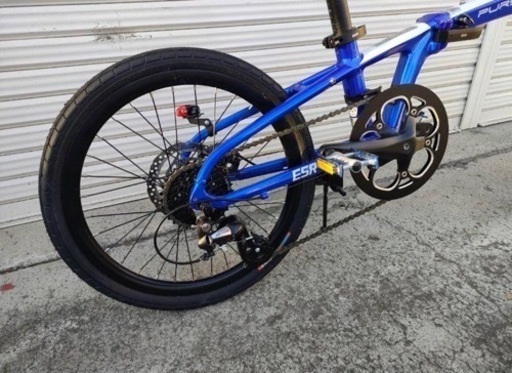 ESR PURSUER 折りたたみ自転車 ミニベロ ブルー＆ホワイト 【公式通販】