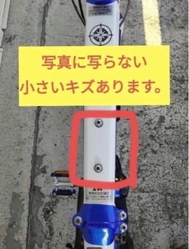 ESR PURSUER 折りたたみ自転車 ミニベロ ブルー＆ホワイト