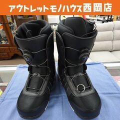美品 CSB スノーボードブーツ 28㎝ ブラック×ホワイト ダ...