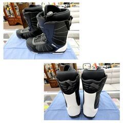 美品 CSB スノーボードブーツ 28㎝ ブラック×ホワイト ダイヤルタイプ 西岡店 の画像