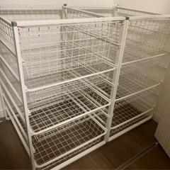 ステンレス製　衣類収納ラックの画像