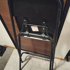 IKEA FRANKLIN フランクリン バースツール 背もたれ付き 折りたたみ式  イケア カウンターチェア/バーチェアの画像