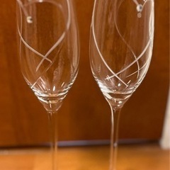 シャンパングラス☆ペア☆ウエッジウッド☆美品