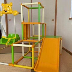 【取説・外箱あり】くまのプーさん折り畳みキッズパーク2プラス