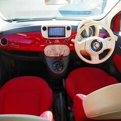 ★車検たっぷりR7/3★フィアット500★1.2/8V ラウンジ★ケンウッドHDDナビ/TV/Bカメラ★MAK社外アルミ/ETC他の画像