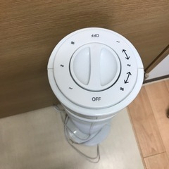 【引取】メカ式 スリムタワーファン 3段階風量調節 自動首振り 左右80度 LT-31TF-WH の画像