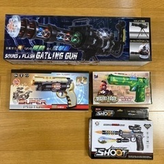 おもちゃ 銃 ガドリング 剣 ピストル トランシーバーの画像