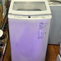 ●近郊格安配送可(^^♪●アクア　インバーター搭載　7.0ｋｇ　全自動　洗濯機　AQW-V7N 中古品●相模原　横浜　神奈川●