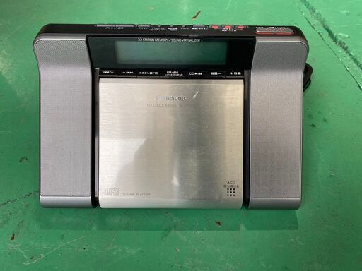 大阪⭐️エコマックス♻️「S130」 パナソニック CD クロックラジオ RC-CD350 プレーヤー リモコン無し
