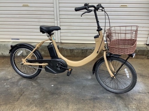 282  パナソニック最新機種電動アシスト自転車SW20インチ デザートイエローアルミ