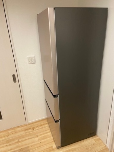 【日立】冷凍冷蔵庫　375L   シャンパン