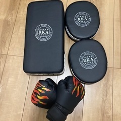 【お取引決定しました‼︎】ボクシンググローブ　ミット　セット　こども用
