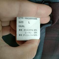 HARE（ハレ）チェック柄 テーラードジャケット 赤茶色 Lの画像