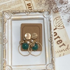 ハンドメイドピアス