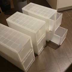[お取引中] 無料　無印ポリプロピレン収納ケース
