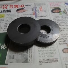 ドーナツ型磁石（切粉飛散防止）その他形大小色々ありますの画像