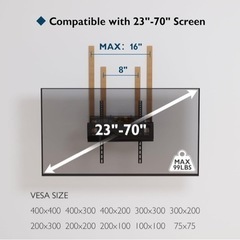 BONTEC フルモーション テレビ壁マウント 23~70インチ LEDの画像