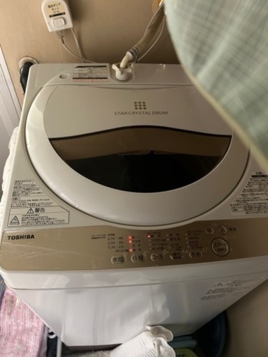 TOSHIBA 洗濯機　5kg