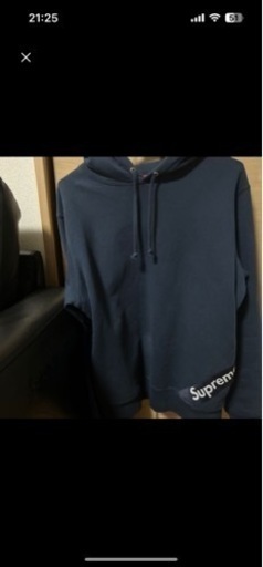 Supremeパーカーネイビー正規品S  SALE