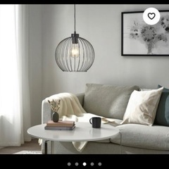 ikea リビング照明の画像