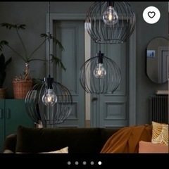 ikea リビング照明の画像