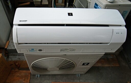 ●プラズマクラスター搭載(^^♪●SHARP　エアコン●AY-L22N　100V　主に6畳　冷房6-9畳　中古品●相模原　横浜　神奈川●シャープ