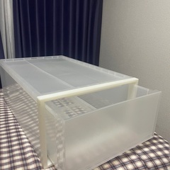 無印良品PP衣装ケース大4個の画像