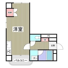 （（１Ｒ））💖江東区💖南砂町駅徒歩１８分💖敷金礼金０円💖スーパー...