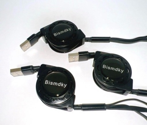 【新品♪Bismdky 3in1マルチ USB巻き取り充電ケーブル❗️】
