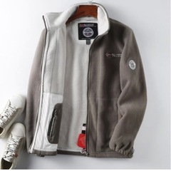 OUTDOOR NORWAYボアジャケット・フリースジャケット　メンズSサイズの画像