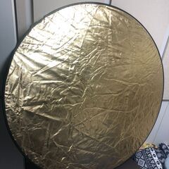 撮影用折りたたみ式丸レフ板 (銀、金、白、黒、半透明) NEEWERの画像
